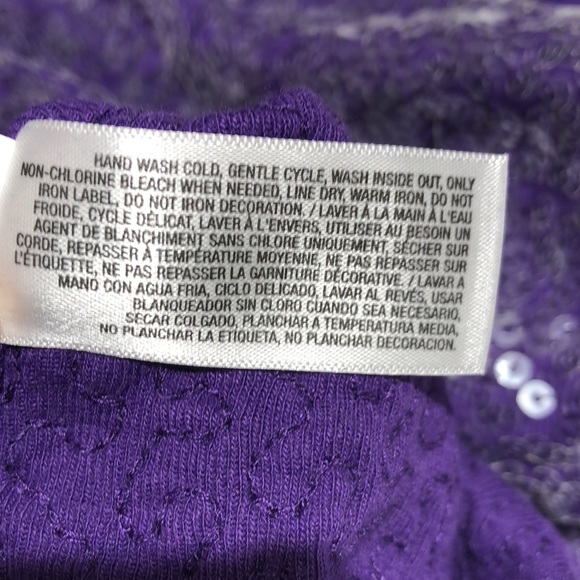 Old Navy Purple Sequin Tank Top Size XSmall - Picture 6 of 9